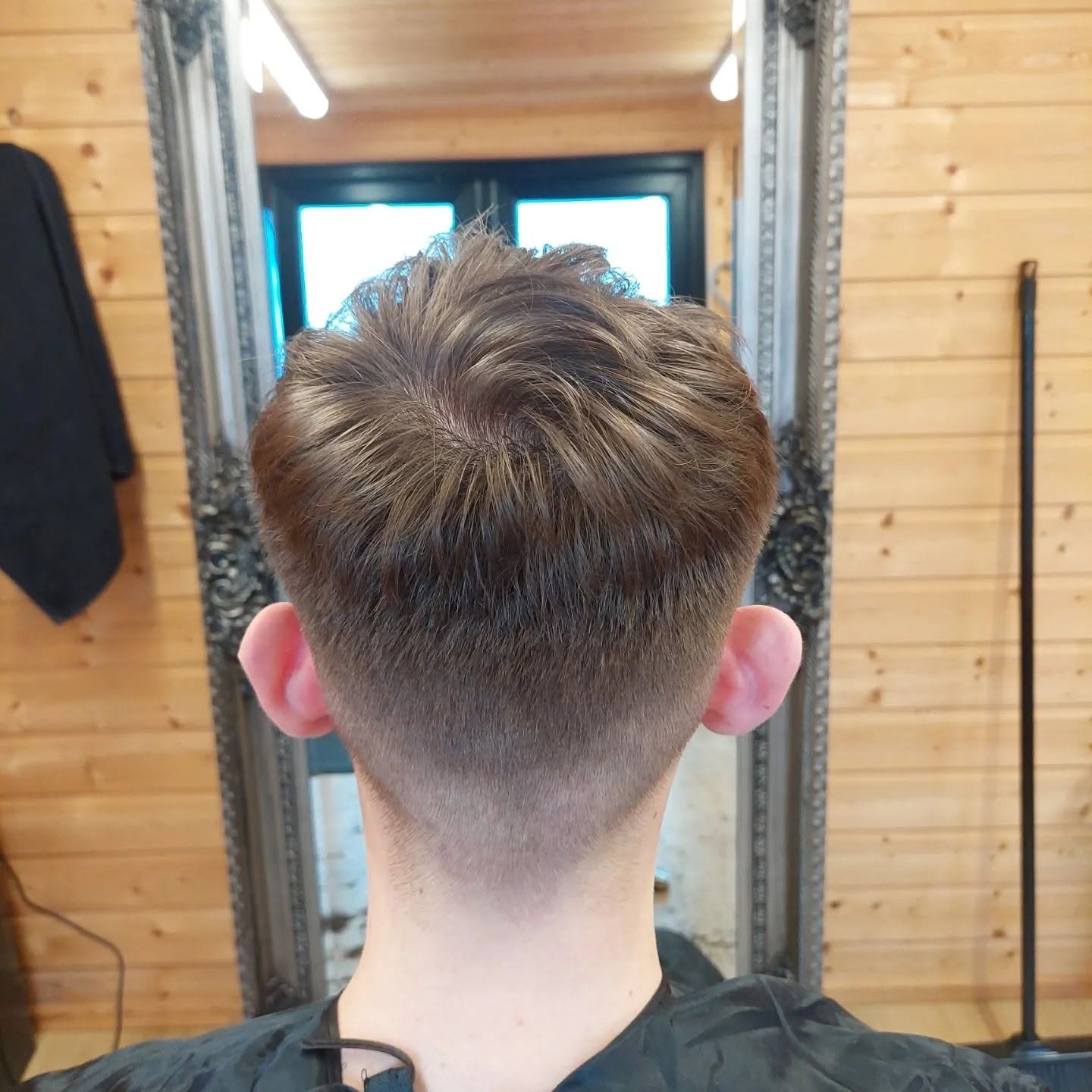 Mid skin fade blend